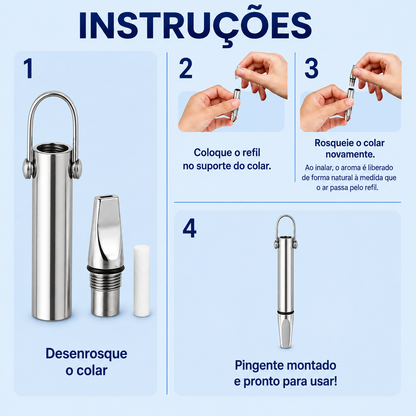 Colar Respirável Bomflow - Controle Natural